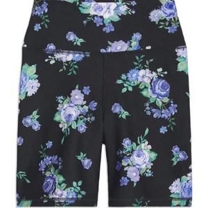 NEW WE WORE WHAT bike short in black multi